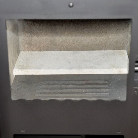 Pachet soba pe lemn Termax Armonia, 8.45 kW, randament 80.36%, 55 m², Maro, set accesorii, aspirator cenusa si suport lemne foc metalic Termax M [7]