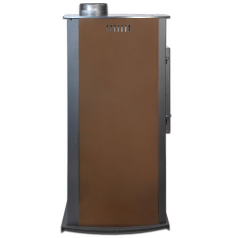 Pachet soba pe lemn Termax Armonia, 8.45 kW, randament 80.36%, 55 m², Maro, set accesorii, aspirator cenusa si suport lemne foc metalic Termax M [2]