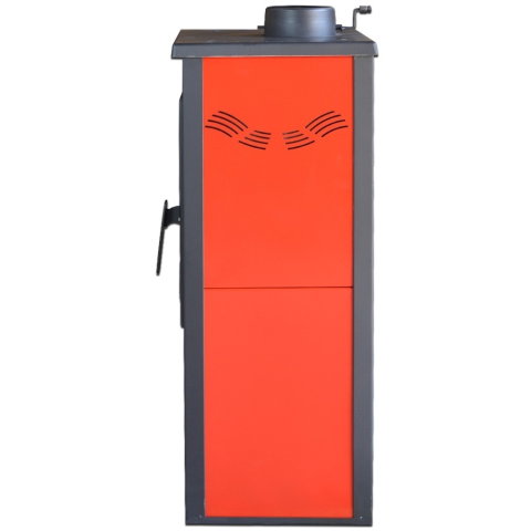 Pachet soba pe lemn Termax Bucur, 6.11 kW, randament 86.49%, 40 m², Rosu, set accesorii, aspirator cenusa si suport lemne foc metalic Termax M [5]