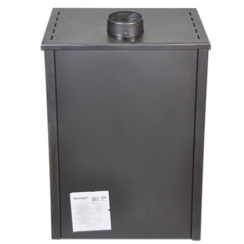 Pachet soba pe lemn Termax Haiduc, 7.02 kW, randament 85.74%, 45 m², Rosu, set accesorii, aspirator cenusa si suport lemne foc metalic Termax XL [6]