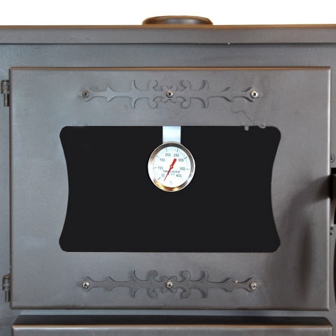 Pachet sobă pe lemne Termax Bucovina 12.2 kW + suport lemne [3]