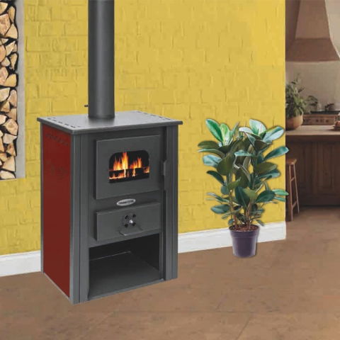 Pachet Termosemineu pe lemn Termax Decebal, 11.52 kW, randament 85.59%, 75 m², Bordo, Calorifere, Pompa Recirculare, Grup siguranta, Vas expansiune, Robineti tur/retur, Aspirator cenusa si set accesor [3]