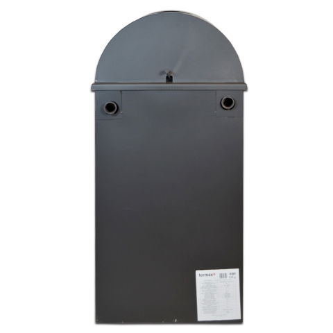 Pachet termosemineu pe lemn Termax Faurar, 11.52 kW, randament 85.59%, 75 m², Antracit si suport lemne foc metalic Termax M cu design vertical si robust, 50 x 40 x 36 cm [4]