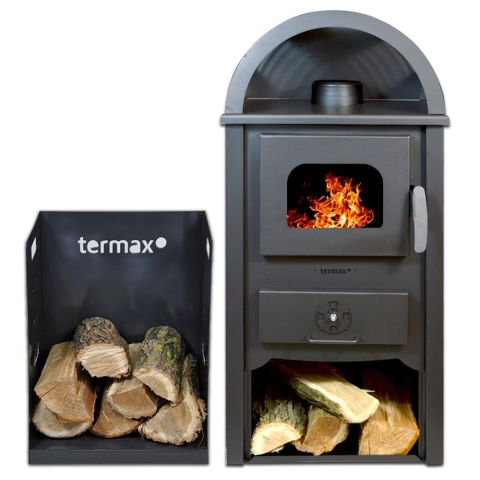 Termosobe pe lemne - Pachet termosemineu Termax Făurar 11.52 kW + suport lemne