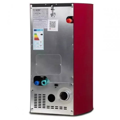 Termosemineu pe peleti KOPH PM 25 kW Fiama pentru 160 mp, cu buncar 25 kg, pompă recirculare și vas expansiune incluse. Eficiență, confort și design elegant Bordo. [4]