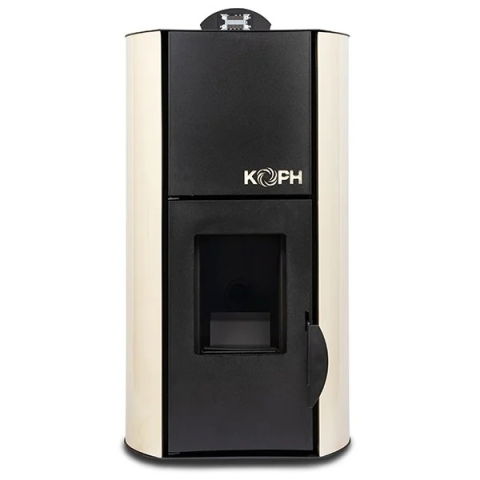 Pachet termosemineu pe peleti KOPH PM 12 kW, 80 mp, buncar peleti 12 kg, diametru cos fum ⌀80 mm, pompa recirculare si vas expansiune incorporate, Crem, Grup siguranta, Filtru Y si Boiler termoelectri [5]