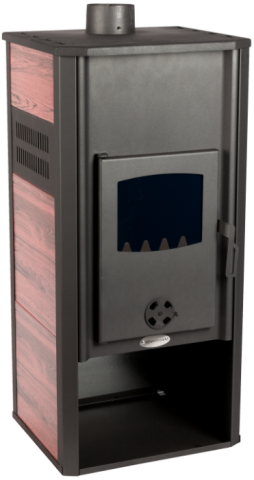 Pachet Șemineu termic pe lemne 21.4 kW + 4 calorifere, vas expansiune 24L, pompă circulație și robineți – încălzire completă până la 110 m² [1]