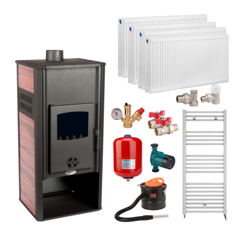 Termosobe pe lemne - Pachet Termosobă pe lemne Herainstal Căldurică 120 m²