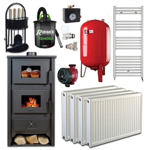 Termosobe pe lemne - Pachet Termosobă pe lemne Termax Codru 24.43 kW – complet
