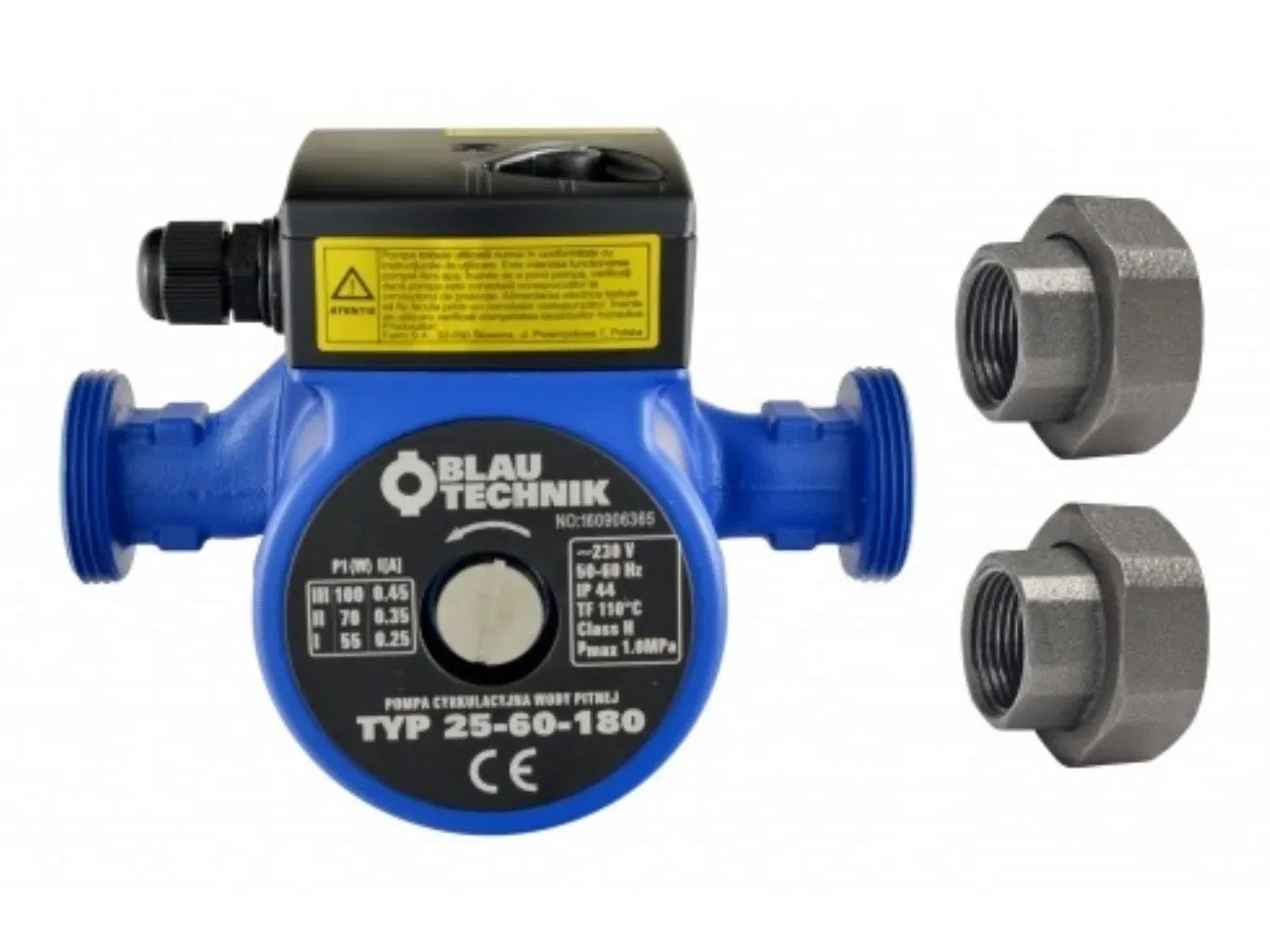 Pompe de circulatie - Pompa circulație Blautechnik 25-40-180 cu racorduri