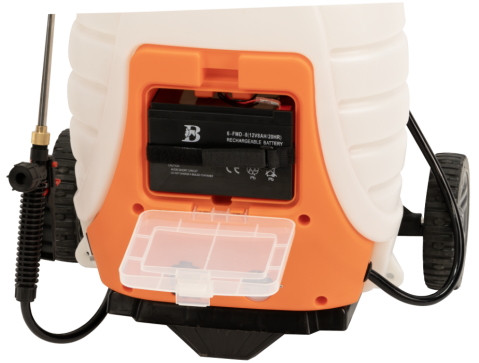 Pompă de stropit cu acumulator și roți – 18L [5]