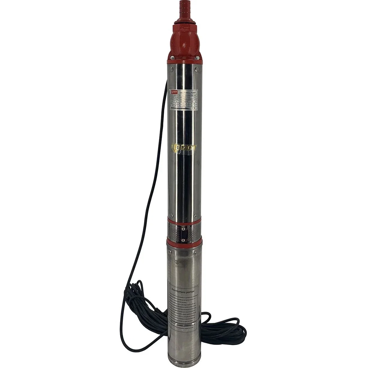 Pompa Submersibilă 1800W cu 12 Turbine + Prescontrol Electronic | Debit 4000 l/h, 54 m [1]