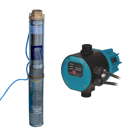 Pompa Submersibilă 1.5KW 2CP 8 Turbine 120m + Presostat Electronic EVOSANITARY [3]