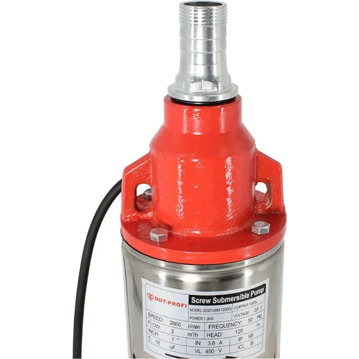 Pompa Submersibila 1200W Inox, 120m, 3 m³/h, Bobinaj Cupru [2]