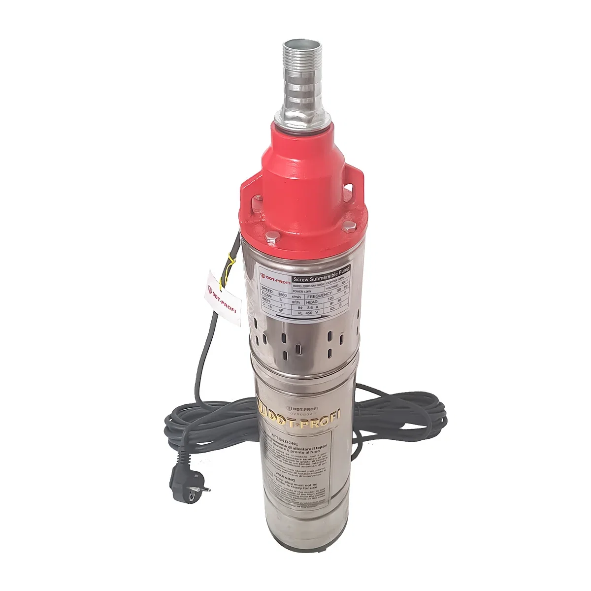 Pompa Submersibila 1200W Inox, 120m, 3 m³/h, Bobinaj Cupru [3]