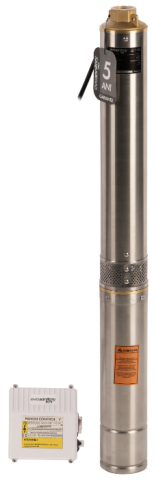 Pompe submersibile - Pompă submersibilă 750W inox 12 turbine pentru foraje adânci