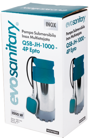 Pompă submersibilă multietajată 1000W inox EvoSanitary [1]