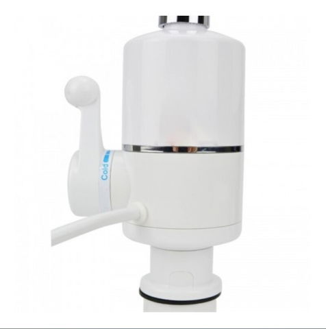 Robinet electric instant apa calda Termax RX 010-1, 3000 W, ecran LCD, 2.5 l/min, IPX4, montaj pe chiuveta, Alb [2]