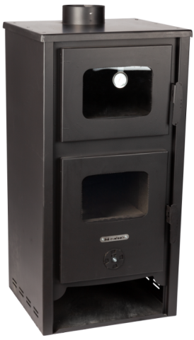 Sobe pe lemn - Șemineu pe Lemne cu Cuptor și Termometru 12.2 kW EcoDesign