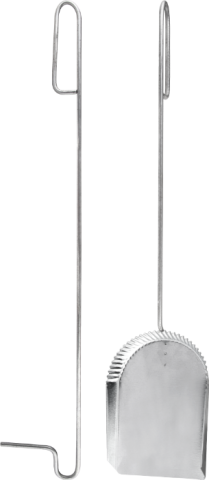 Accesorii sobe - Accesorii Sobă Făraș + Vătrai | Lungime 590 mm