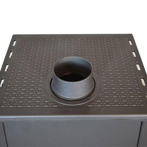 Sobă pe lemne Termax Bunica 8.45 kW – fontă masivă, maro [3]