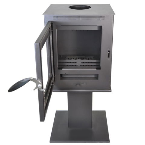 Sobă pe lemne Termax Vesta 9.47 kW – cu picior metalic [1]