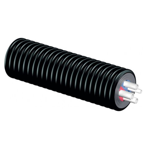 Canal termic - Țeavă preizolată Uponor Ecoflex Quattro 2×25 + 2×25 / Ø175 | Încălzire + ACM + Apă rece