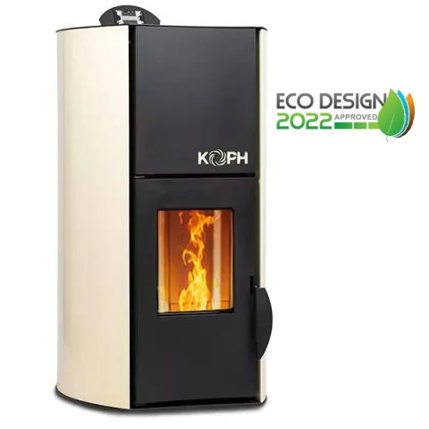 Termoseminee peleți - Termosemineu pe peleți 12 kW KOPH | 80 mp