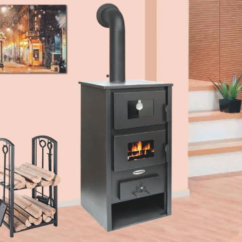 Termosobă pe lemne Termax Codru 24.43 kW – cuptor, manta 22L [4]
