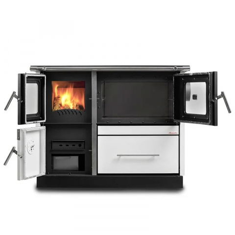 Termosobe pe lemne - Termosobă Termax Maria 25 kW (150m2) – Sobă pe lemne cu încălzire și cuptor integrat
