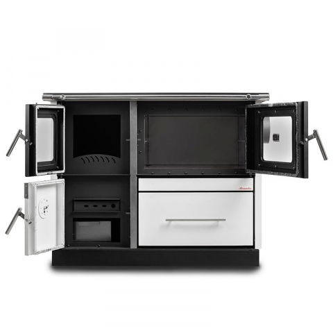 Termosobă Termax Maria 25 kW (150m2) – Sobă pe lemne cu încălzire și cuptor integrat [2]