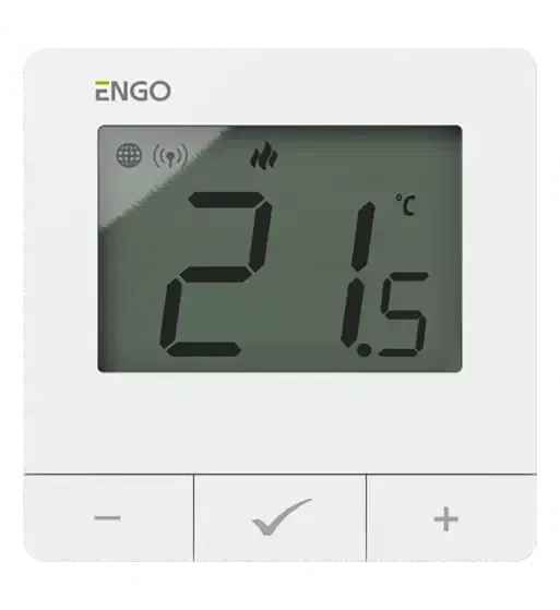 Termostate si automatizari - Termostat WiFi ZigBee 230V ENGO E25-230W Alb