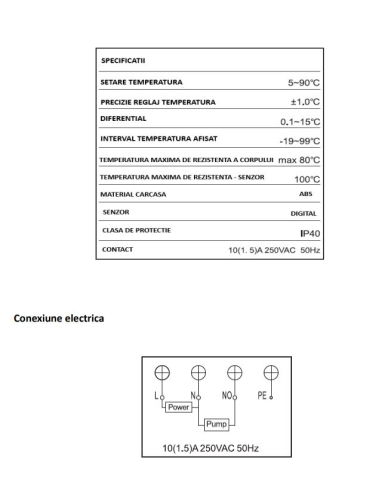 Termostat de Imersie Digital Evosanitary Plus cu Sondă 90 cm – Boiler / Puffer [2]