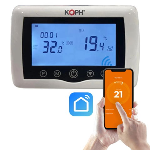 Termostat inteligent Wi-Fi KOPH CT99 – control complet prin aplicație