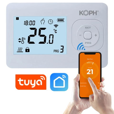 Termostat inteligent Wi-Fi KOPH i302 – control complet prin aplicație
