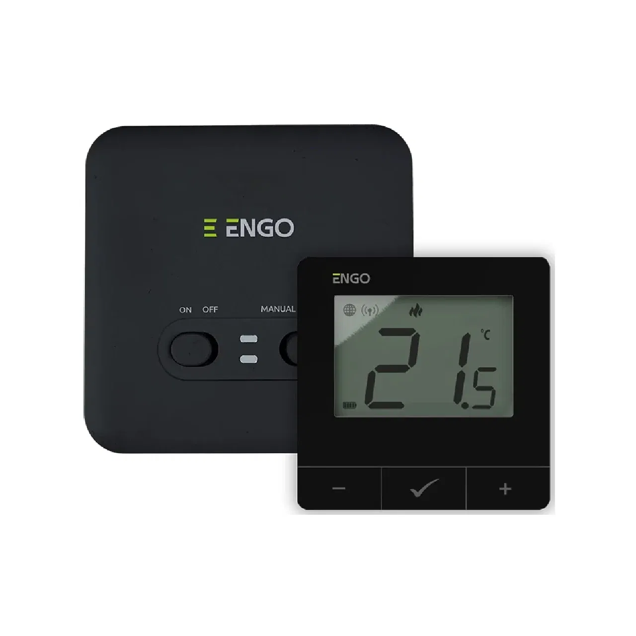 Termostate si automatizari - Termostat Smart WiFi ENGO E20i Tuya Negru | 16A | TPI