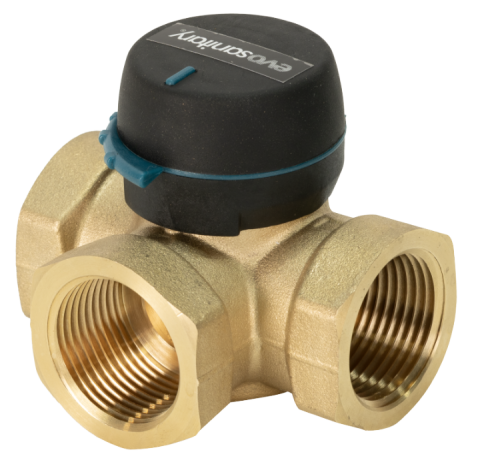 Fitinguri si armaturi - Vana cu 3 Căi 1” Alamă – Amestec și Distribuție Fluide