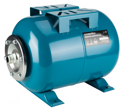 Vase expansiune - Rezervor hidrofor Evosanitary 24 L, membrană EPDM, 1", oțel 0.8 mm, 5 bar