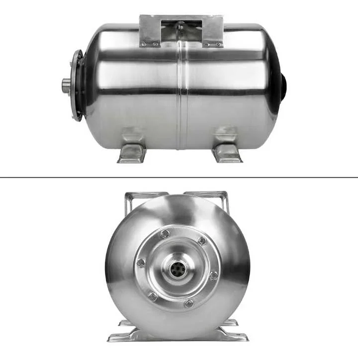 Vas expansiune hidrofor 24L INOX, membrană EPDM, 6 bari, racord 1" – rezervor presiune apă [1]
