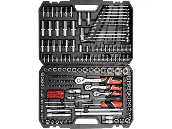 Trusă scule YATO 216 piese cu clichet – Set complet profesional pentru service auto și atelier [1]