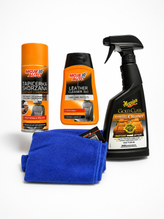 Kituri Detailing auto - Kit-Curatare-Intretinere-Piele-Auto-Moje-Auto-Meguiars-Gold-Class