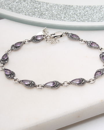 BRATARI ARGINT - Bratara argint cu marcasite, gr7.3