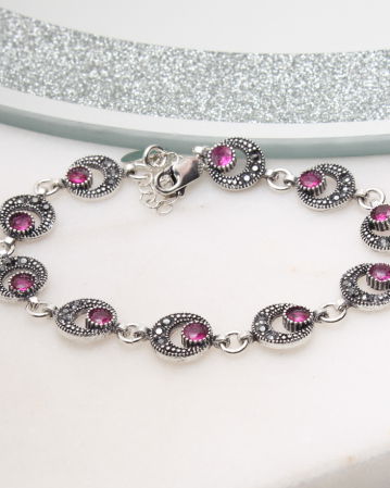 BRATARI ARGINT - Bratara argint cu marcasite, gr8.1