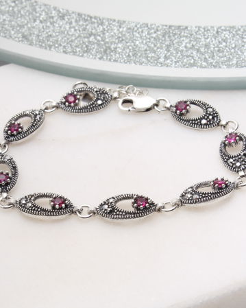 BRATARI ARGINT - Bratara argint cu marcasite, gr8.3