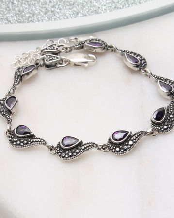 BRATARI ARGINT - Bratara argint cu marcasite, gr8.5