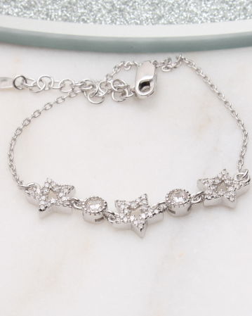 BRATARI ARGINT - Bratara argint cu stelute, gr3.8