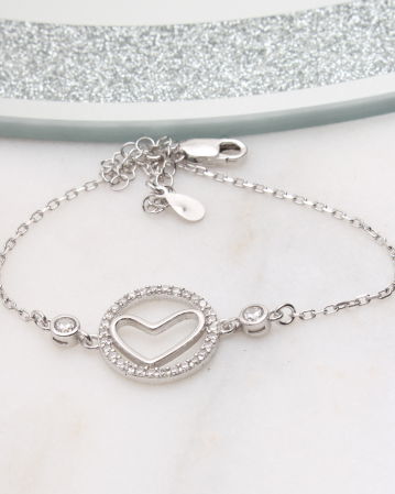 BRATARI ARGINT - Bratara argint inima, gr3.3