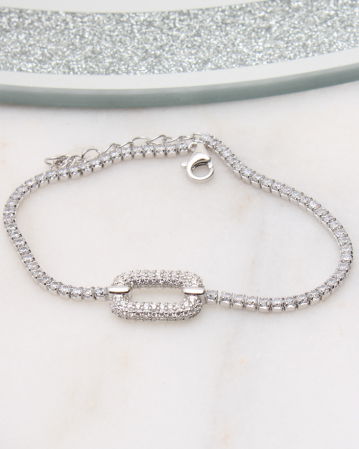 BRATARI ARGINT - Bratara argint si cubic zirconia, gr4.2