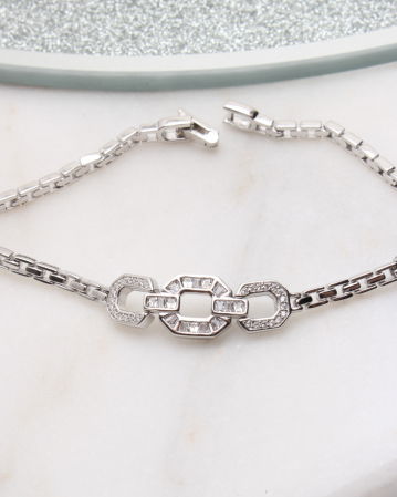 BRATARI ARGINT - Bratara argint si cubic zirconia, gr7.6