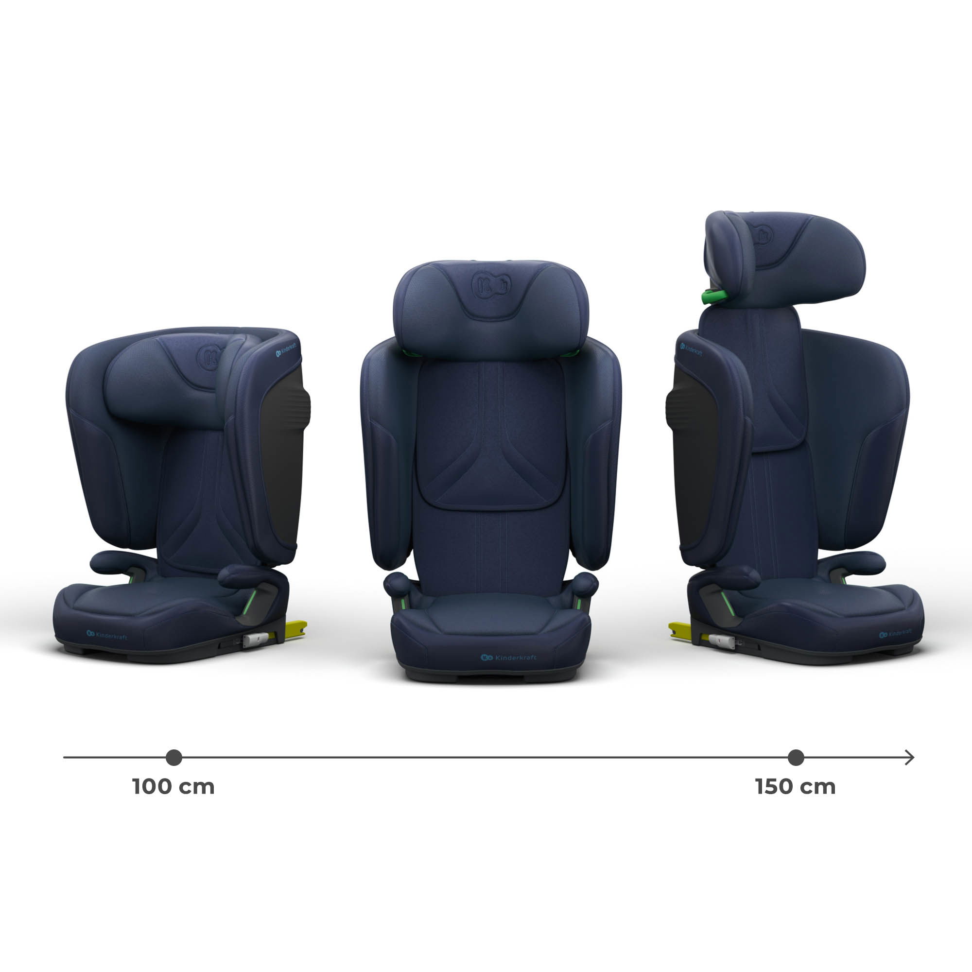 SCAUN AUTO KINDERKRAFT UNITY2 100-150 CM, NAVY [5]